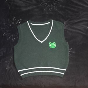 ROMWE Dark Green Knit Vest